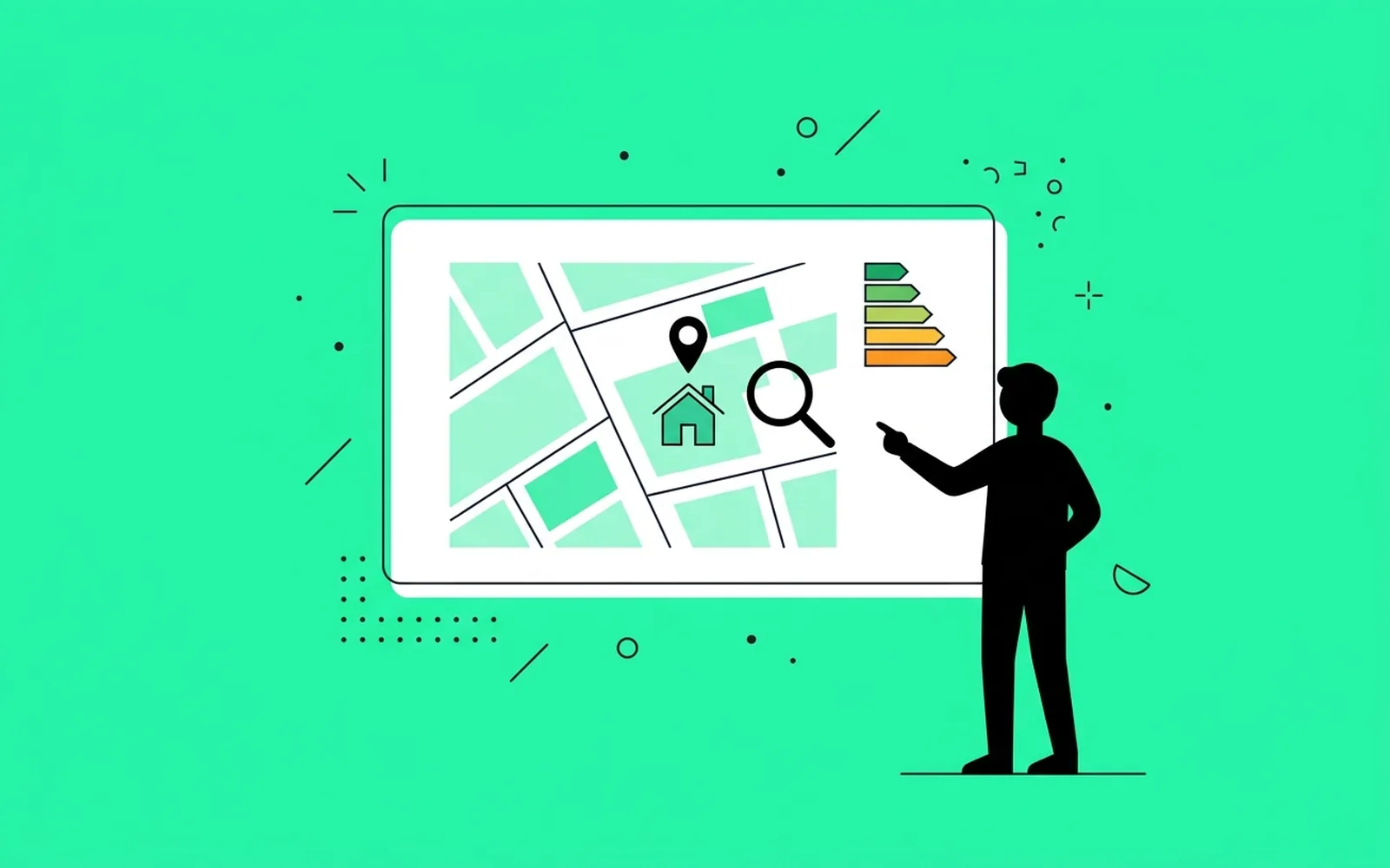 Illustration de la recherche pour trouver un DPE avec adresse dans la base publique de l'ADEME